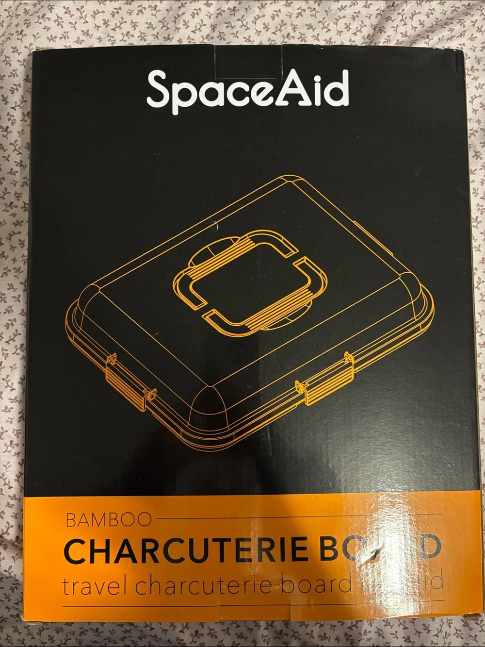 *New in box* travel charcuterie board with lid